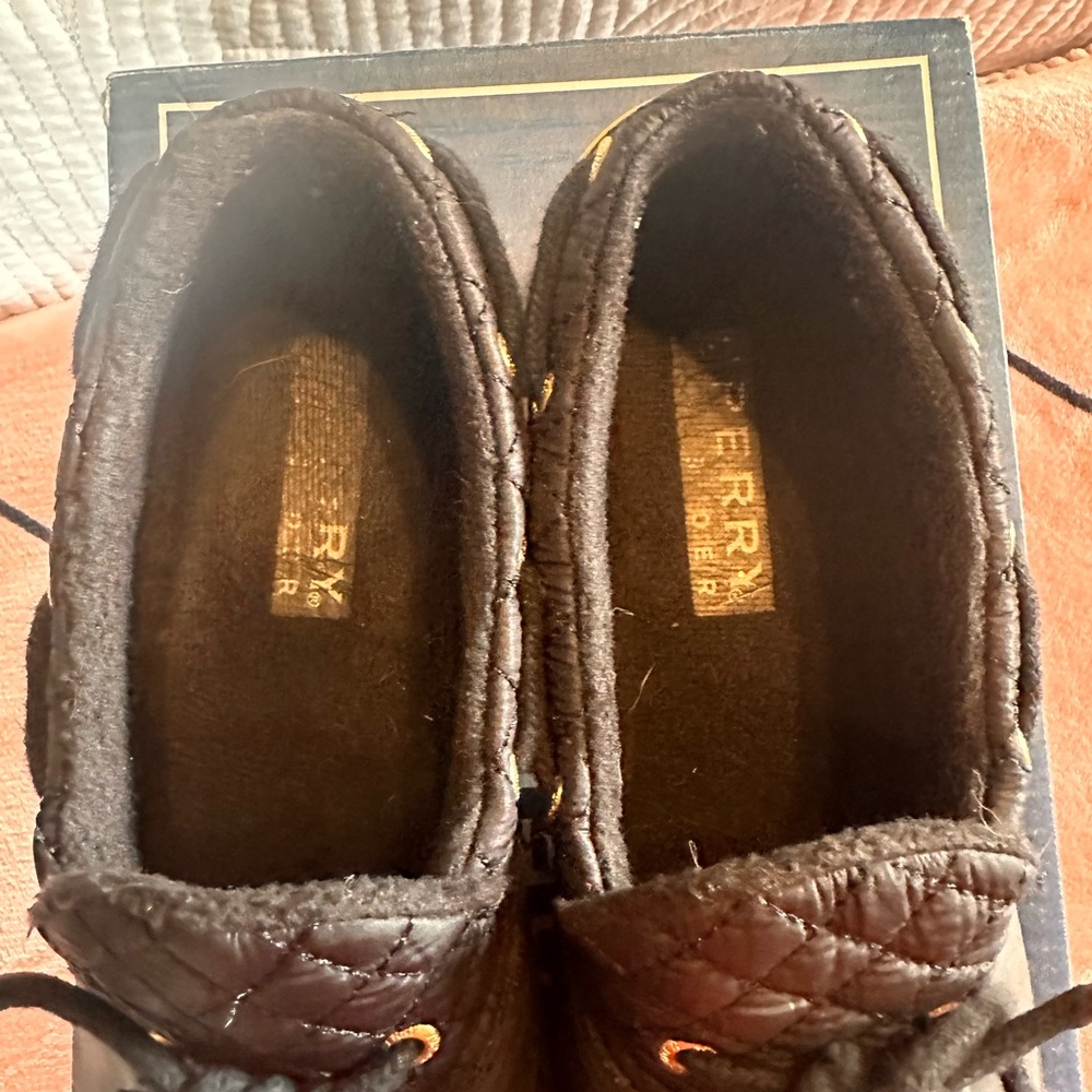 Sperry Topslider Duckling Matte Black Size 5.5 - image 5